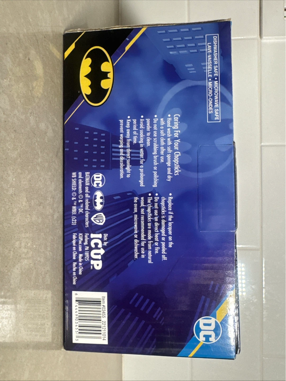 Batman Emblem Ramen Mug and Chopsticks - photo 4