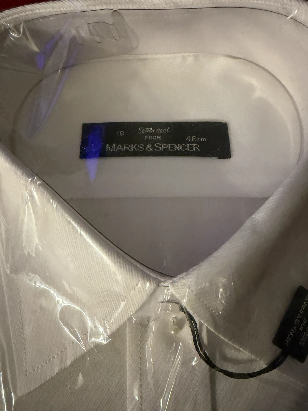Marks & Spencer Mens White Dress Shirt - photo 2