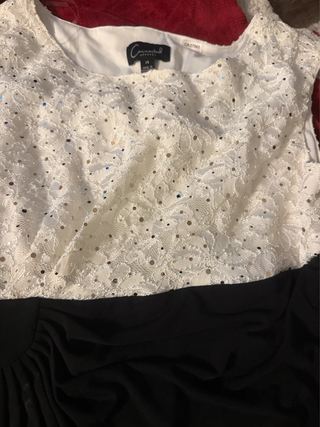 Connected Apparel Black and White Dress - photo 2
