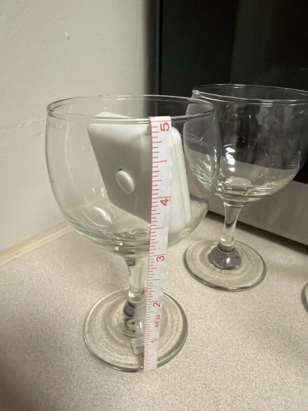 Set of 7 Stemmed Glass Goblets - photo 2