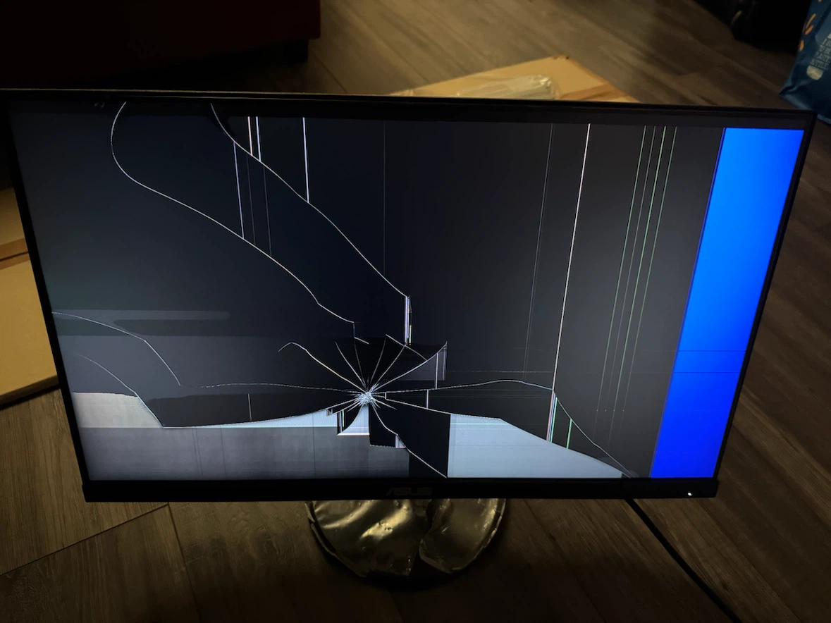 Damaged Monitor