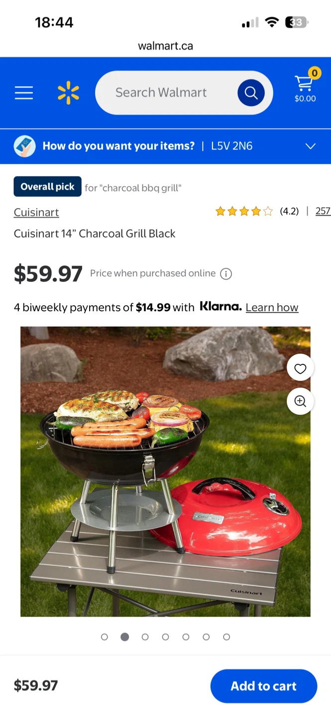 Cuisinart 14” Charcoal Grill - photo 3