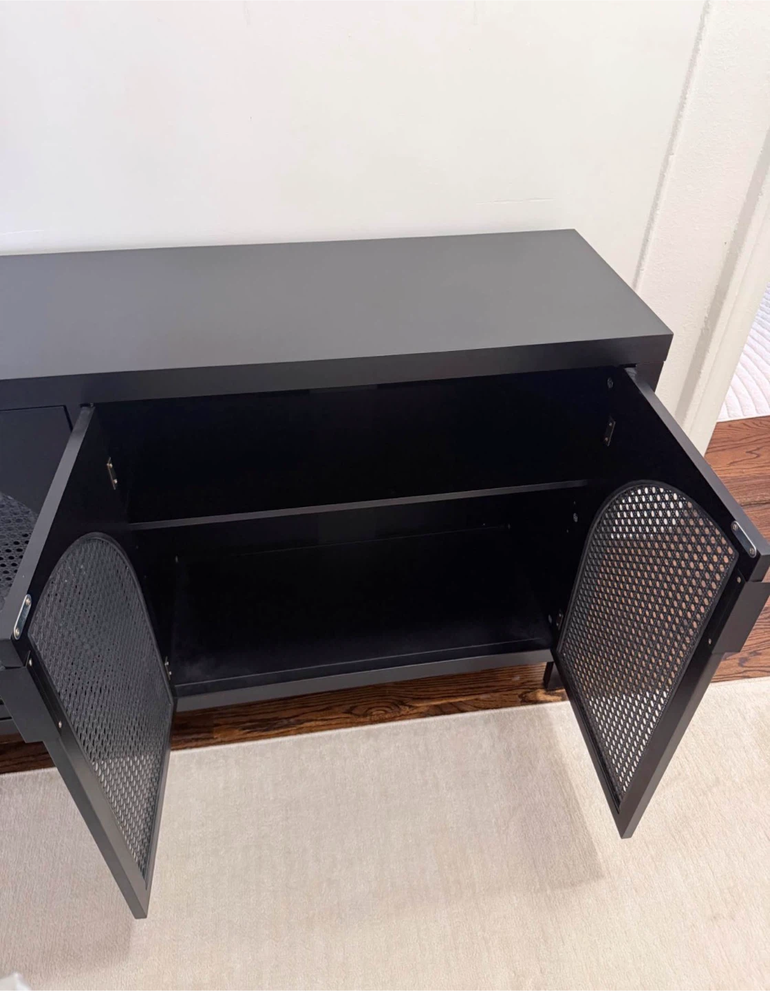 Black Arch Detail Sideboard Cabinet - photo 2