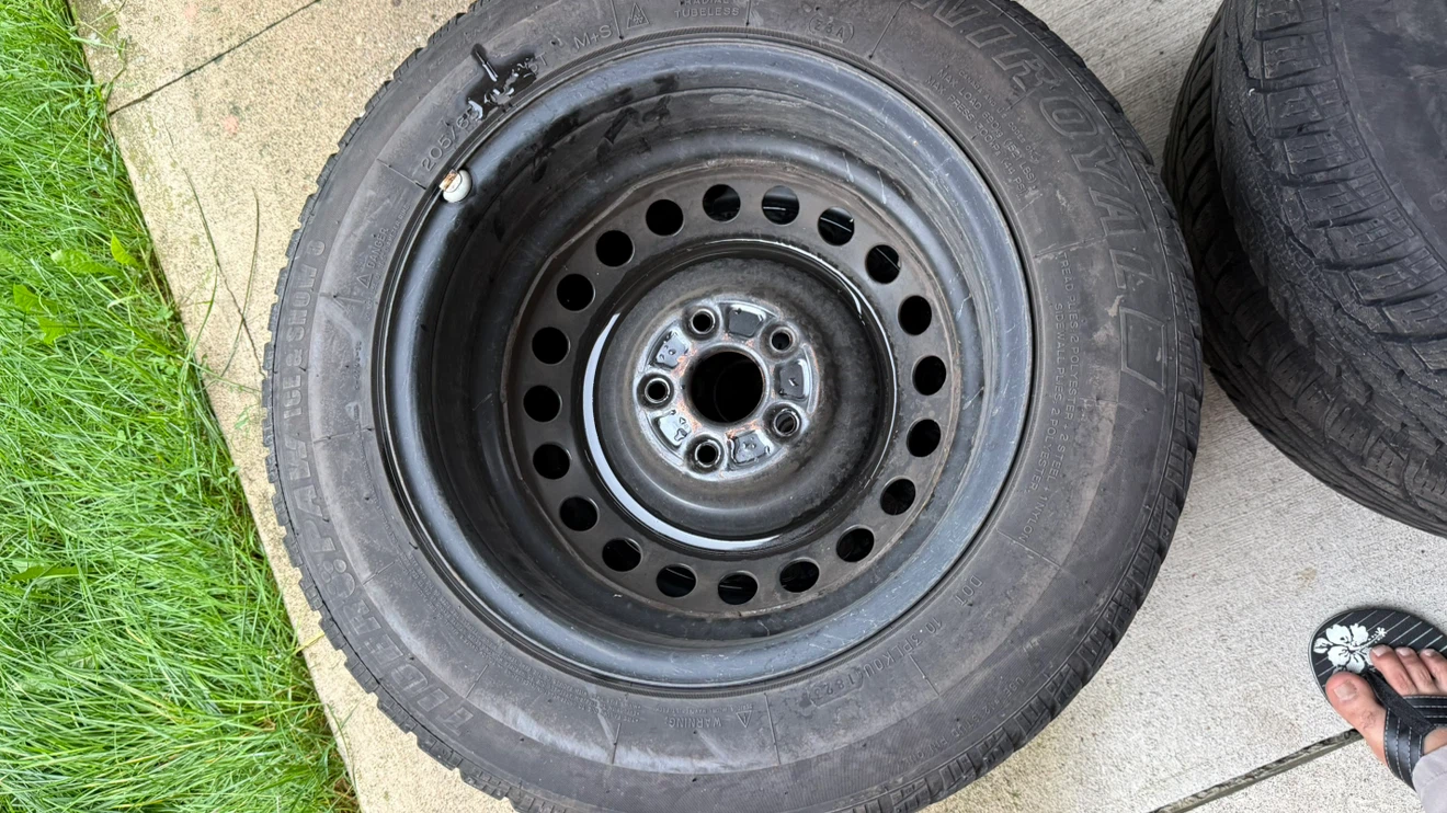 Uniroyal Tiger Paw Ice & Snow Tires 205/65R15