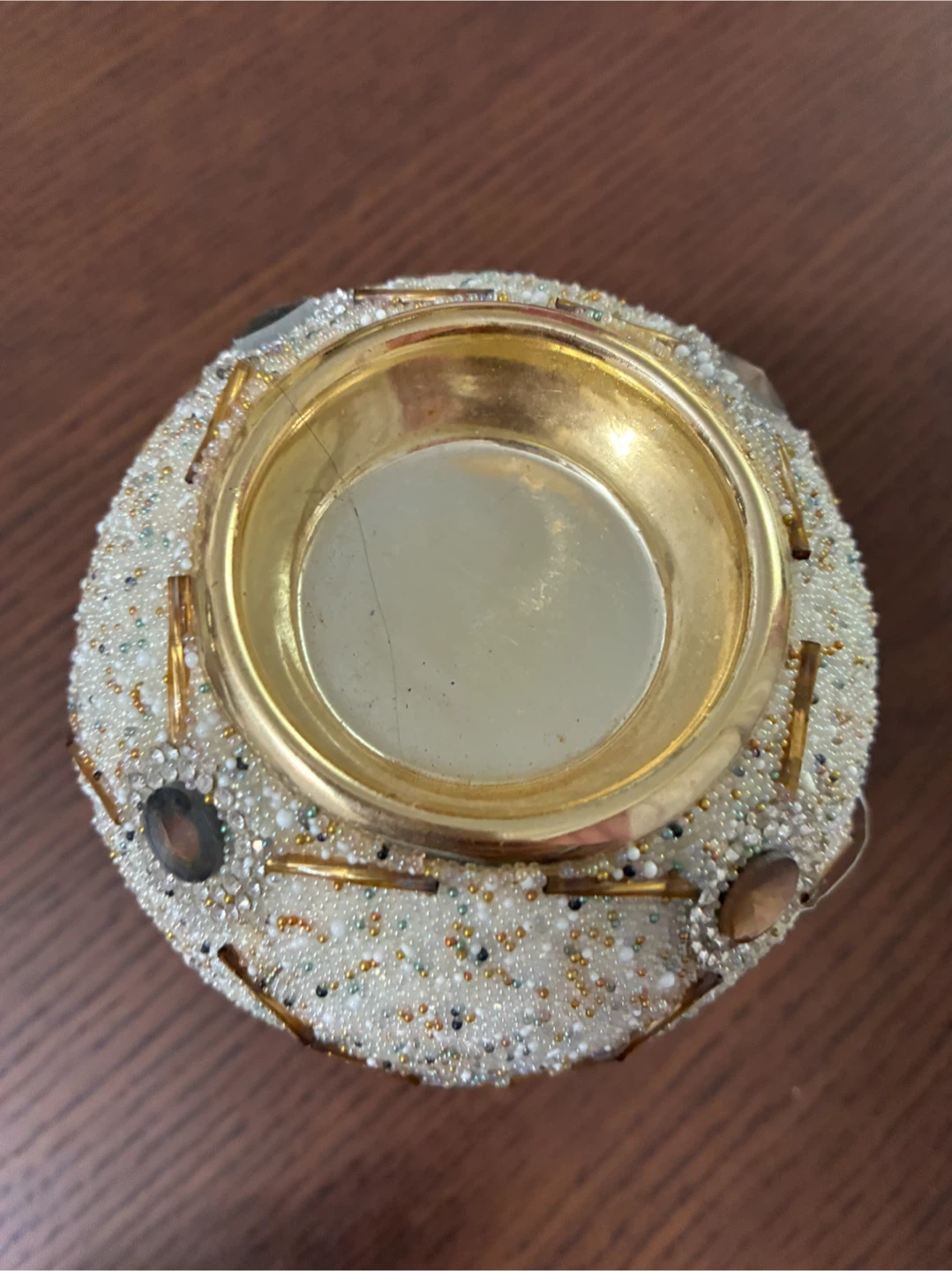 Beaded Tealight Candle Holder - photo 2