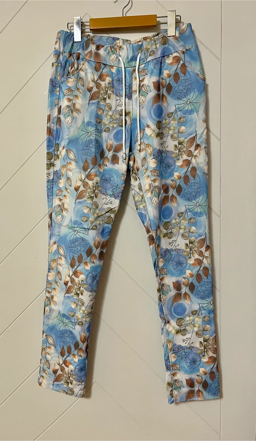 Floral Drawstring Trousers Made in Italy - photo 2