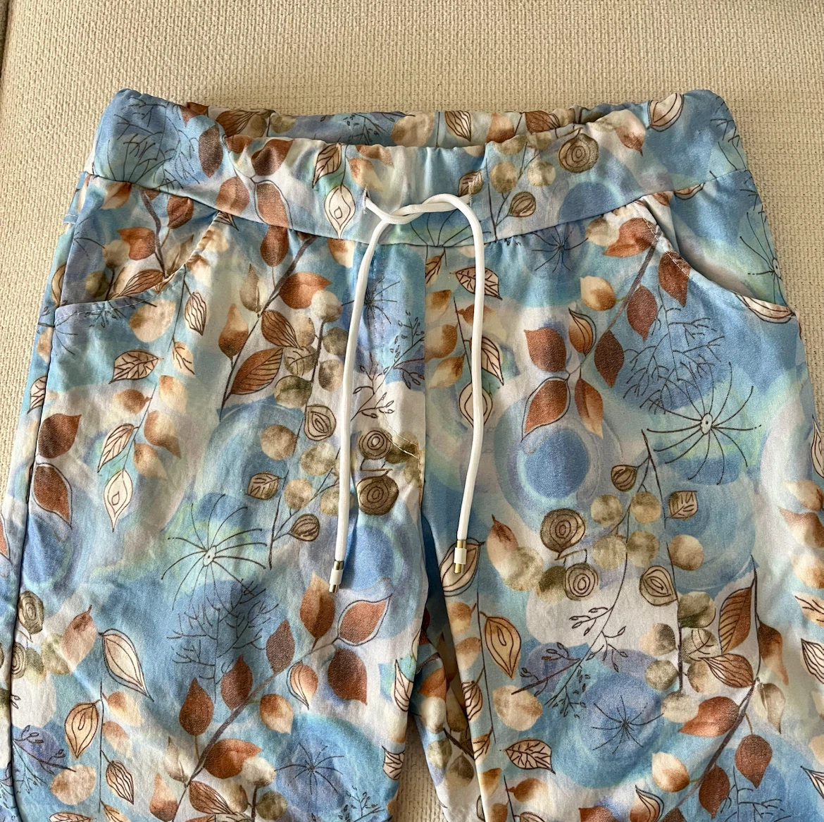 Floral Drawstring Trousers Made in Italy - photo 4