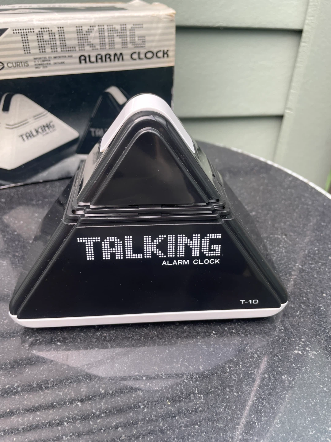 Curtis Pyramid Talking Alarm Clock T-10 - photo 5