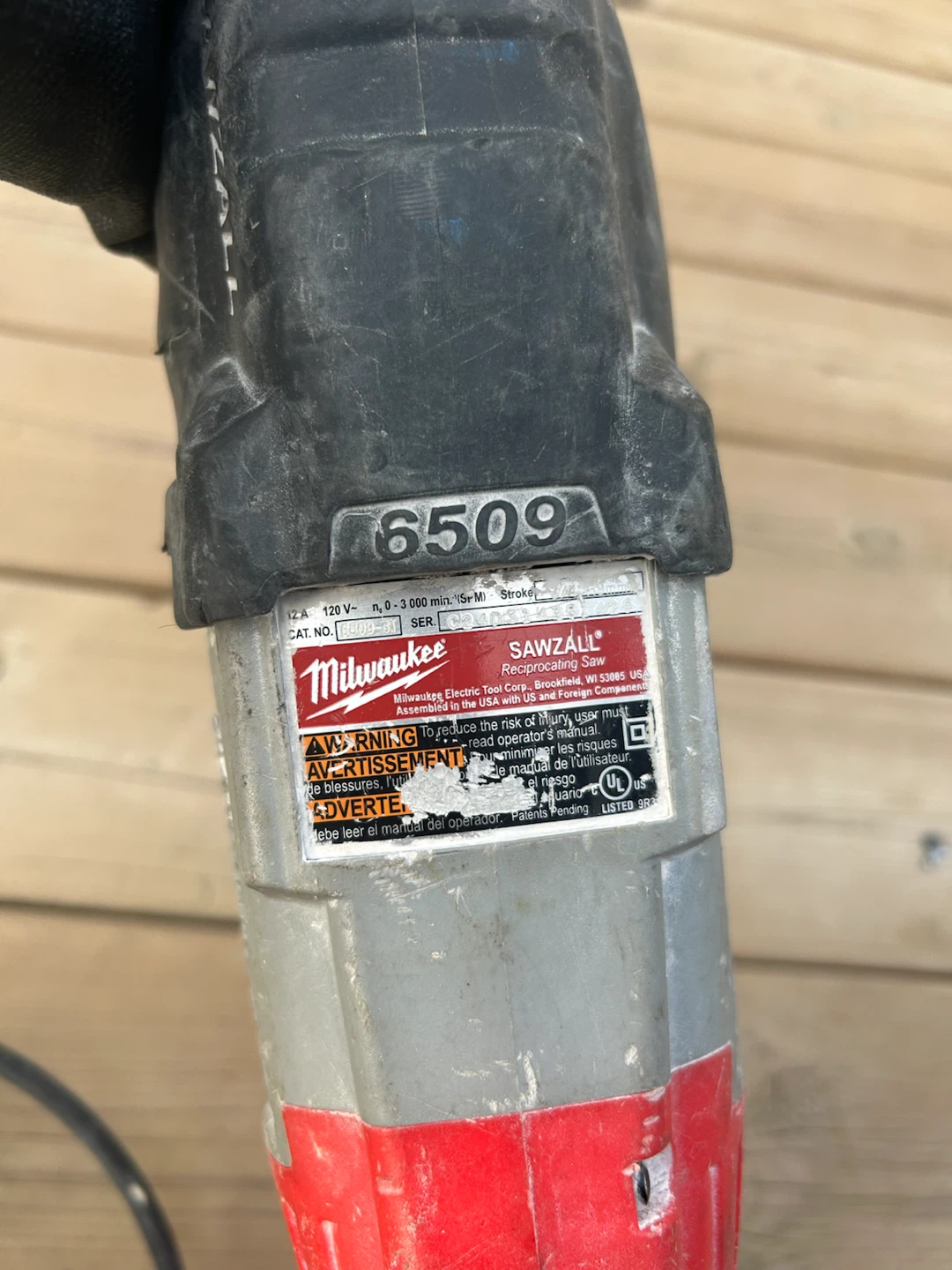 Milwaukee Sawzall 6509-31 Reciprocating Saw - photo 2