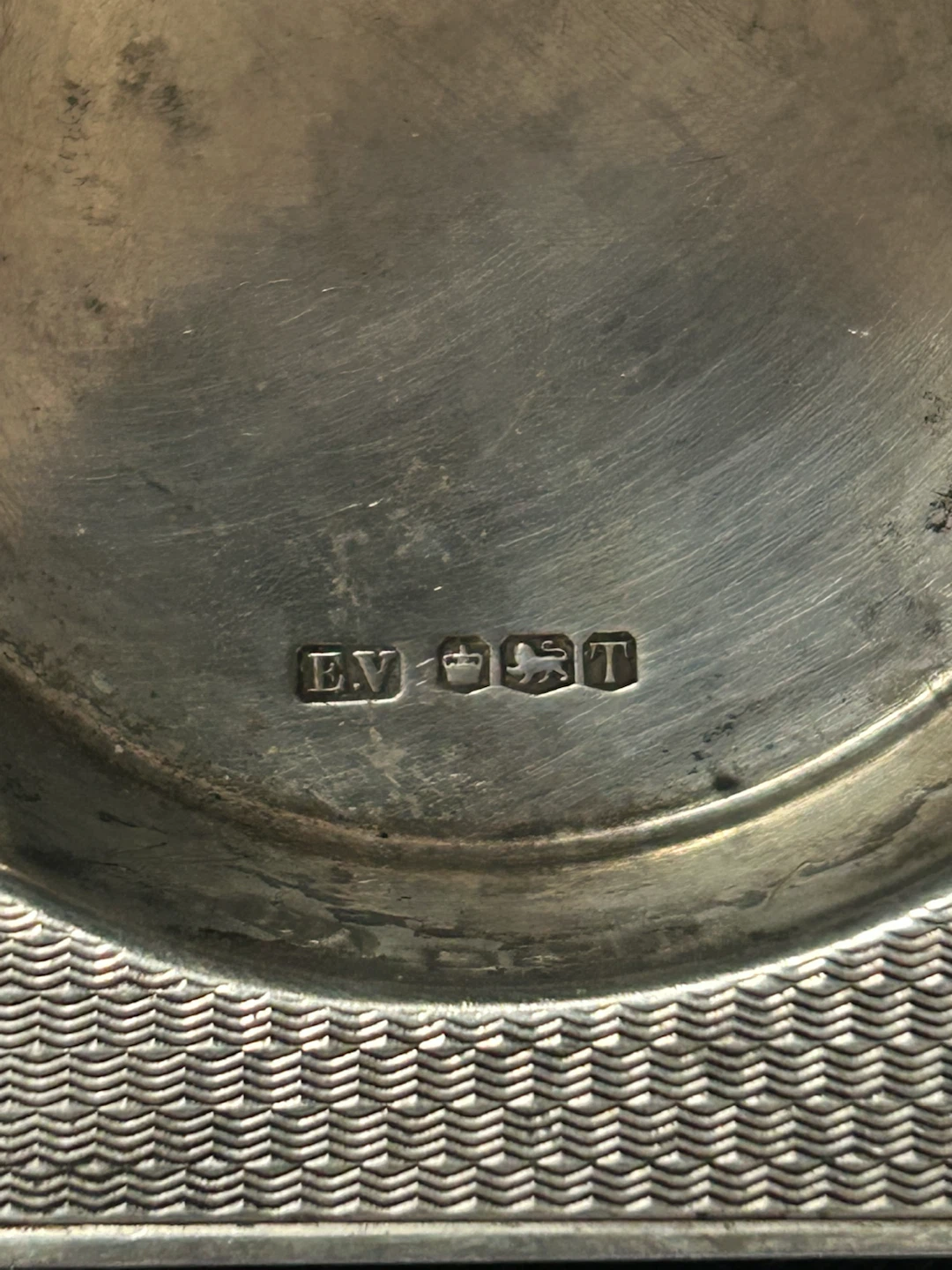 Vintage English Sterling Silver Ashtray - photo 2