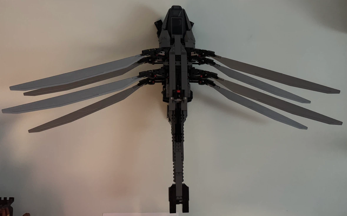 Lego Ornithopter with wall mount