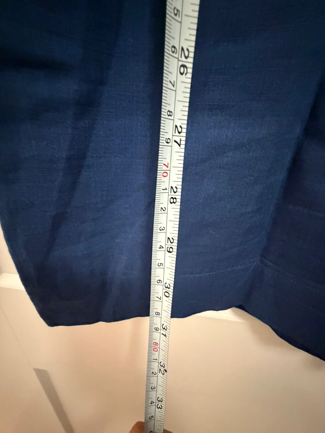 100% Cotton Blue Embroidered Sleeveless Dress - photo 5