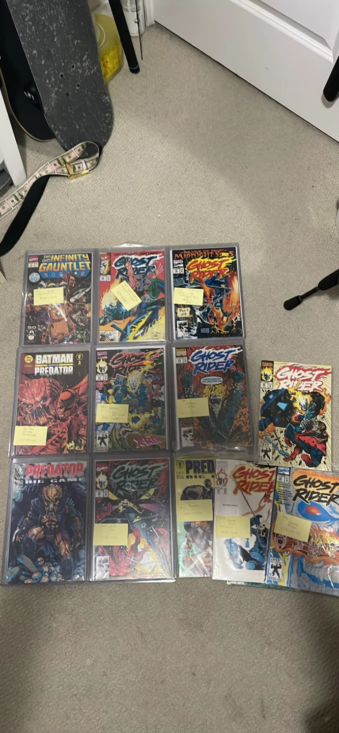 Collection of Vintage Marvel & Dark Horse Comics