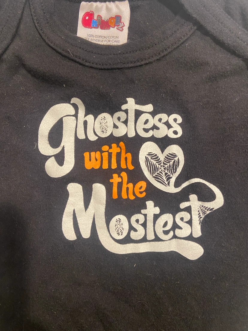 Halloween Long Sleeve Cotton Baby Bodysuit - 3-6M - photo 2