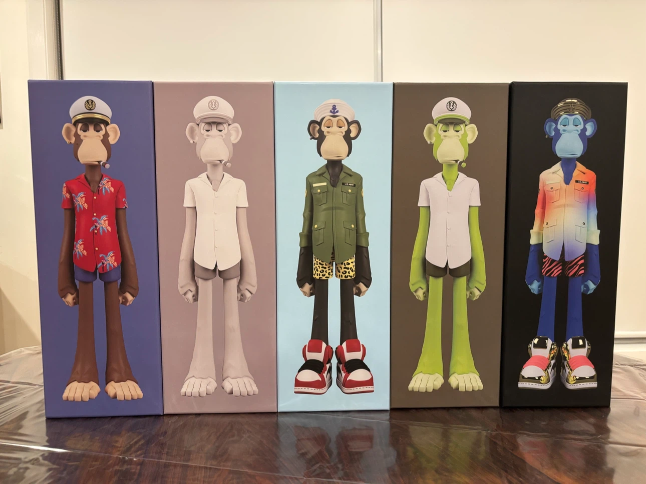 Superplastic x BAYC SUPERBORED — Complete 5-Figure Set