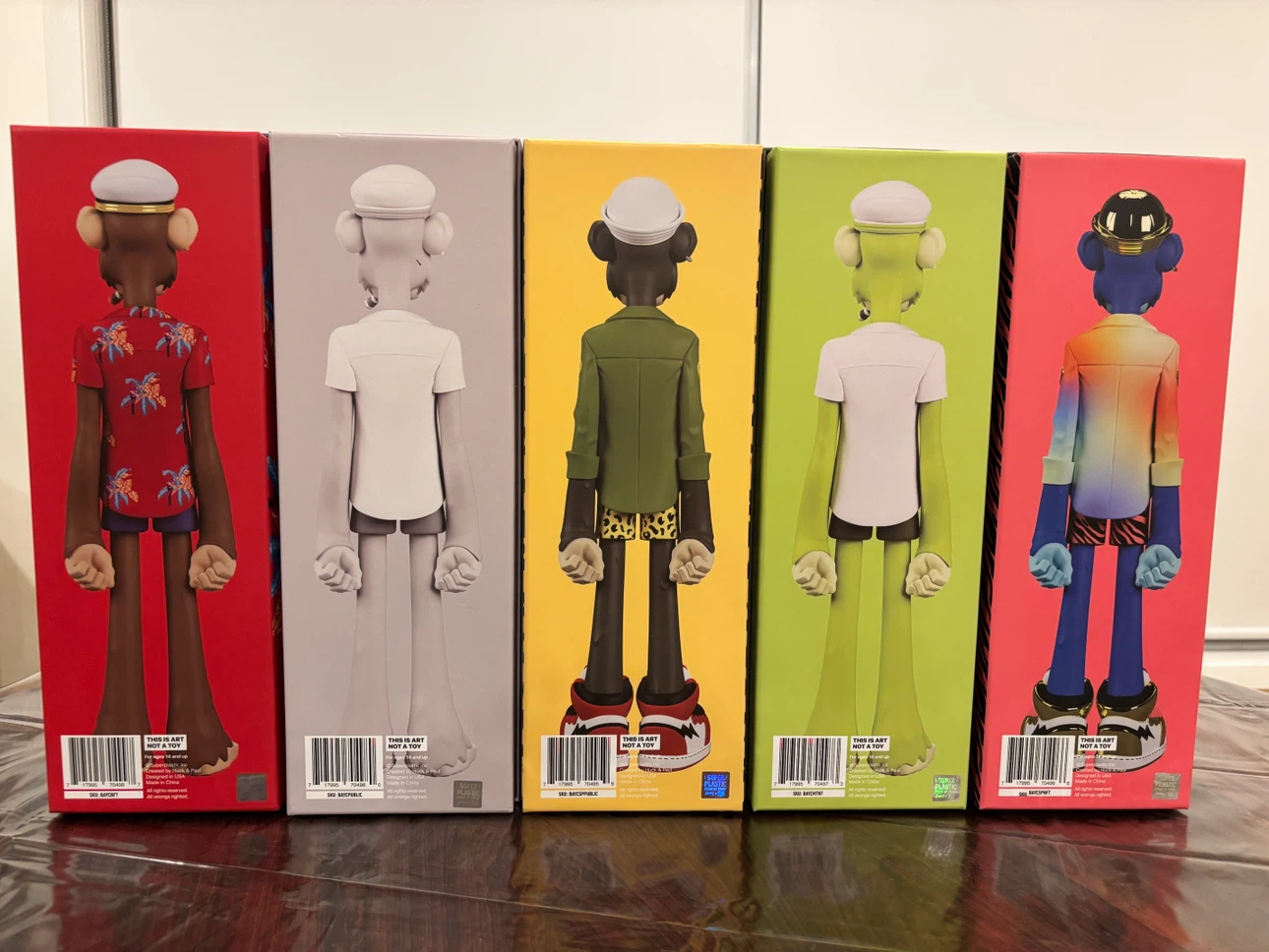 Superplastic x BAYC SUPERBORED — Complete 5-Figure Set - photo 3