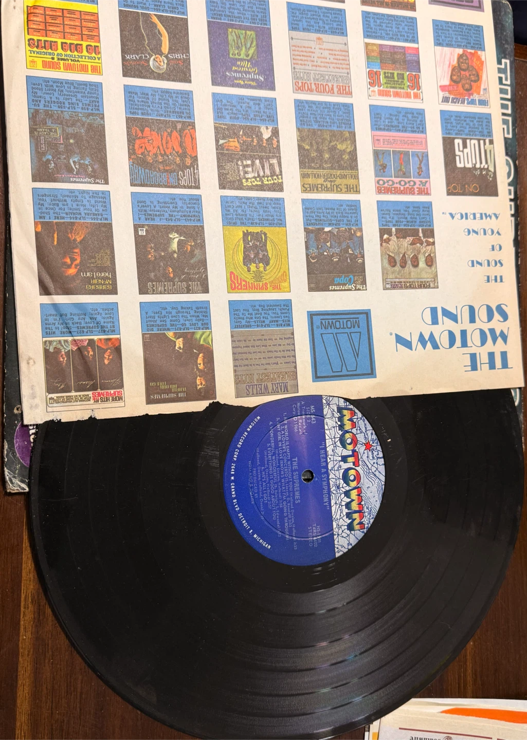 The Supremes - I Hear A Symphony Vinyl Record - photo 4