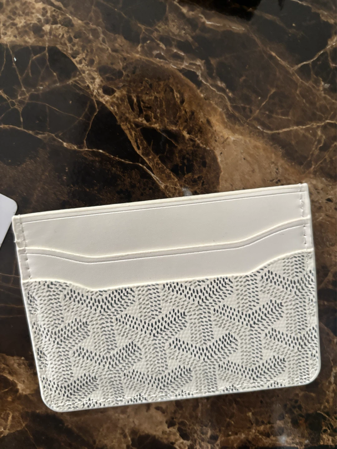Goyard White Card Holder - photo 3