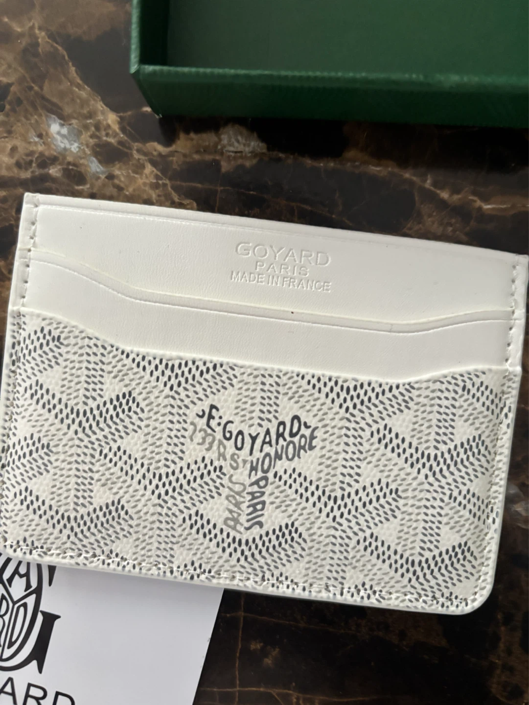 Goyard White Card Holder - photo 2