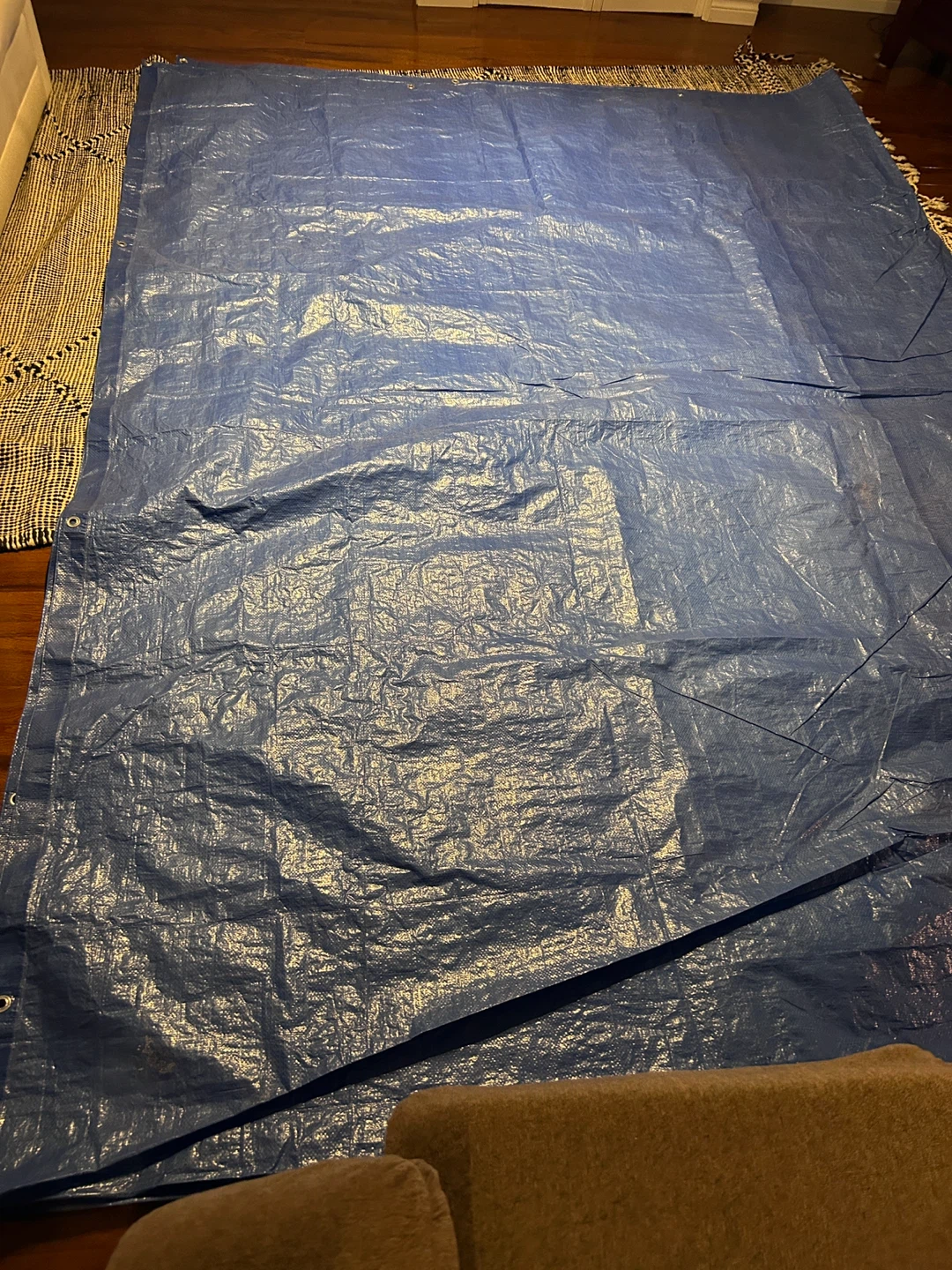Large  Tarp 14 feet by 20 feet and  9 by 12 feet - photo 3