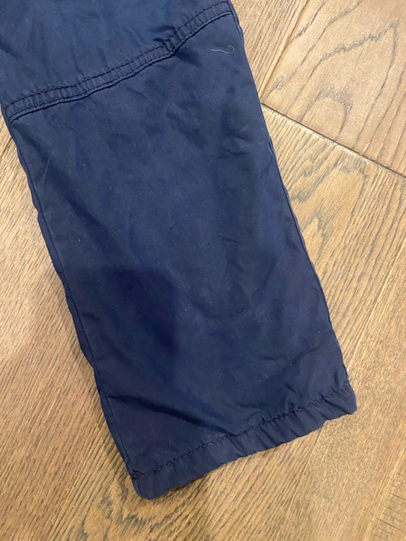 EUC: H&M Boys Navy Blue Lined Jogger Pants Size 8-9Y - photo 2