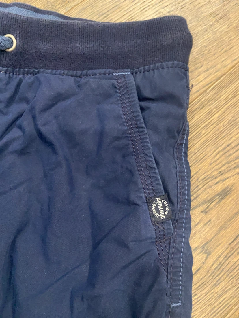 EUC: H&M Boys Navy Blue Lined Jogger Pants Size 8-9Y - photo 3
