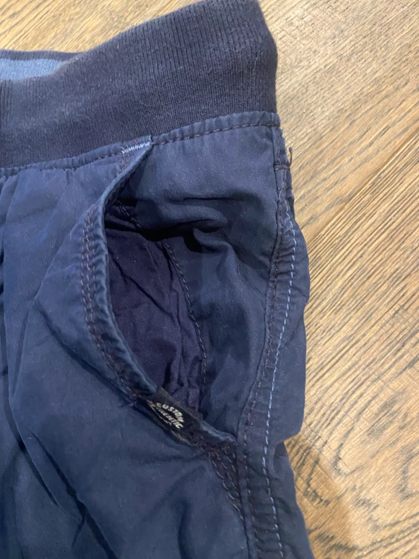 EUC: H&M Boys Navy Blue Lined Jogger Pants Size 8-9Y - photo 4