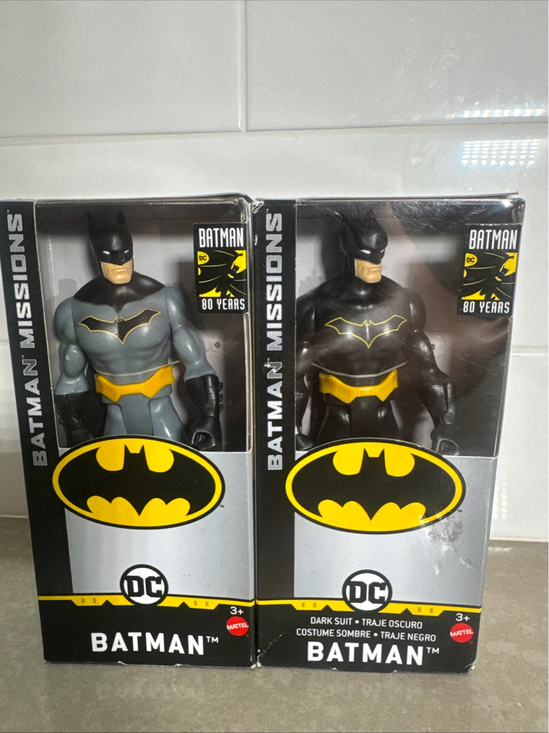 2 Mattel Batman Missions Action Figures