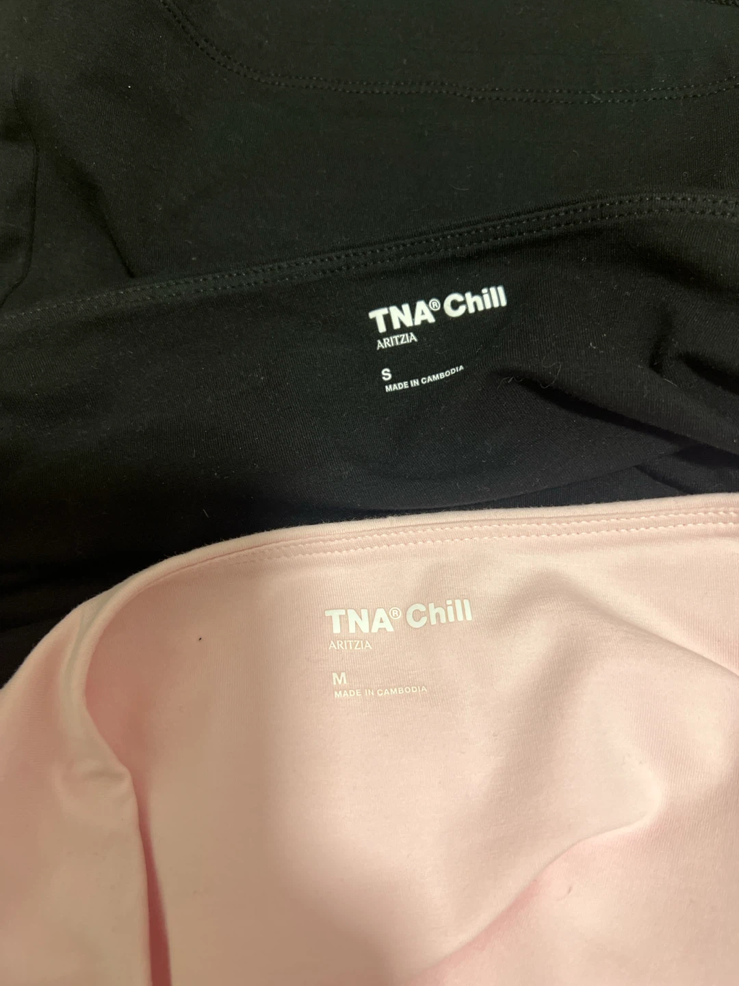 TNA Chill Tube Tops - Pink and Black - photo 2