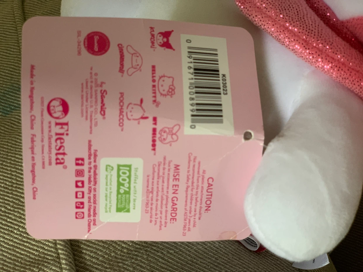Sanrio My Melody Plush by Fiesta - photo 2