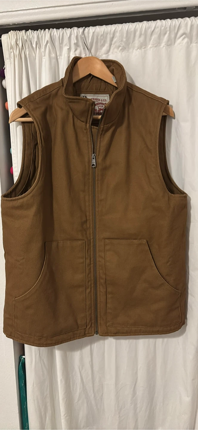 Levi Strauss & Co. Brown Canvas Vest