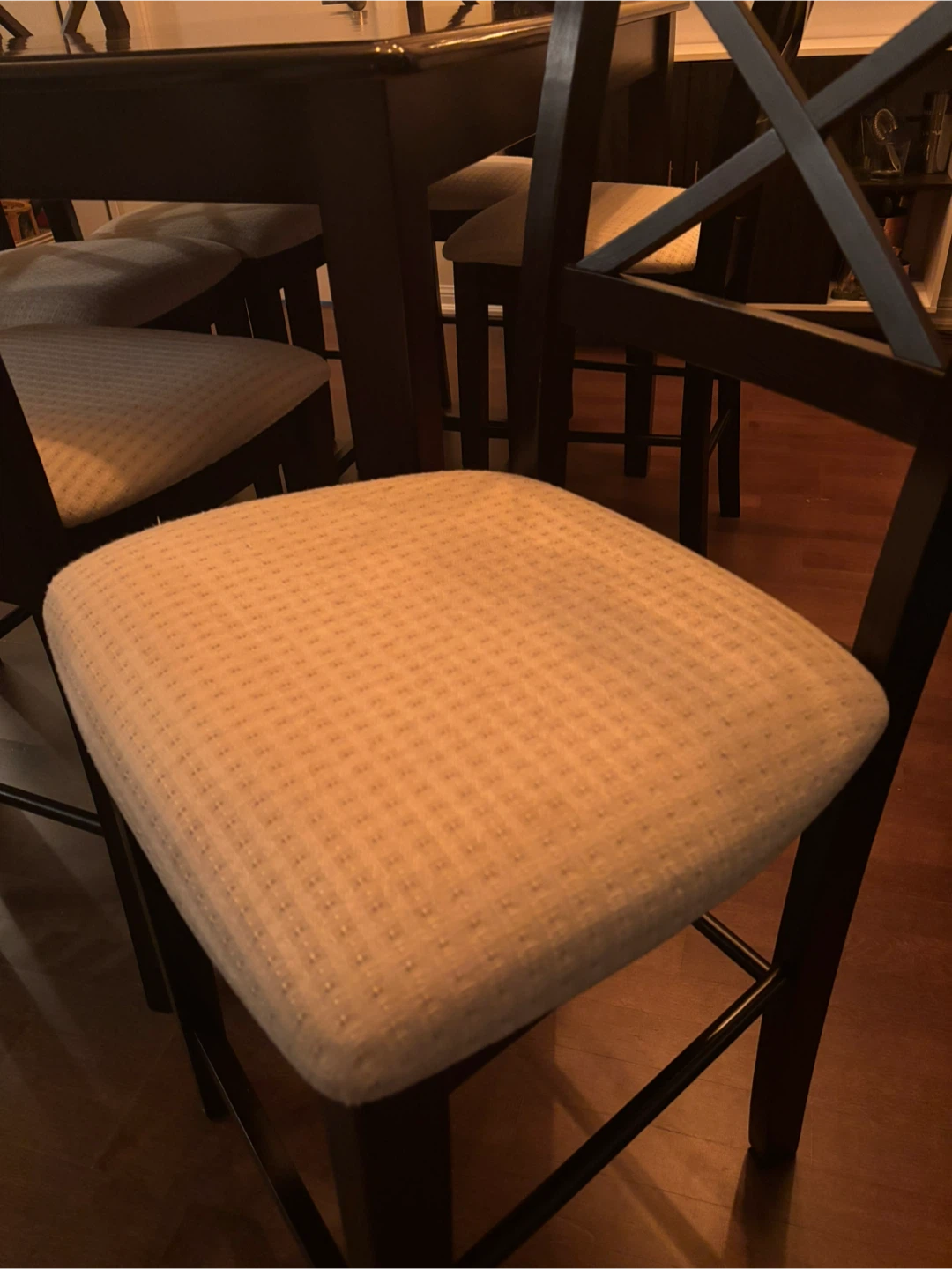 Expandable Pub-Style Dining Table + 8 Chairs - photo 5
