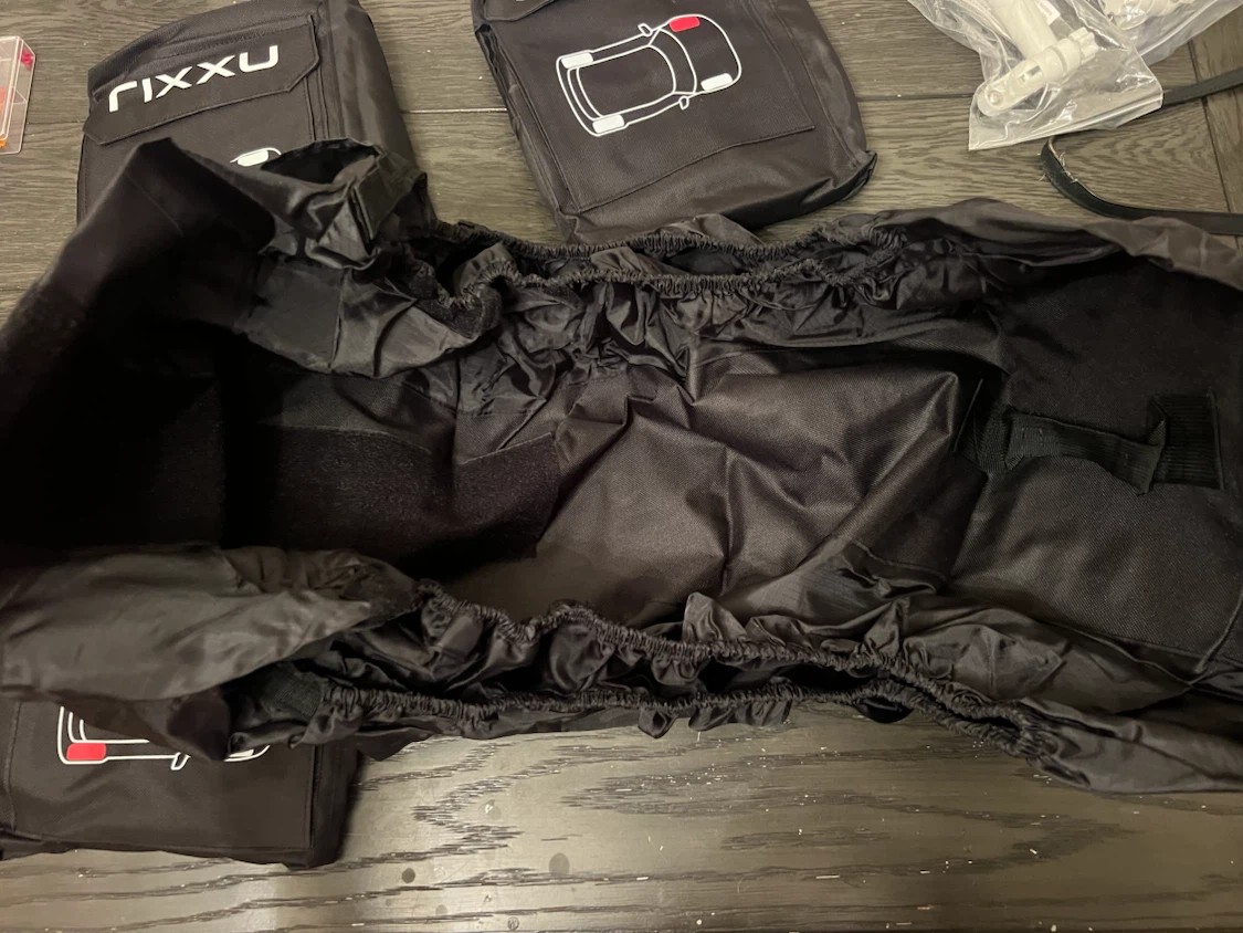 RIXXU ADJUSTABLE CAR TIRE STORAGE TOTES/COVERS - photo 2
