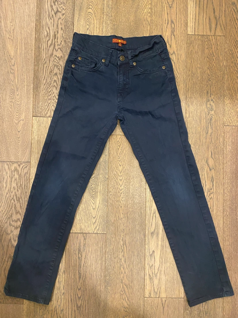 EUC: 7 For All Mankind Boys Size 10 Navy Blue Pants