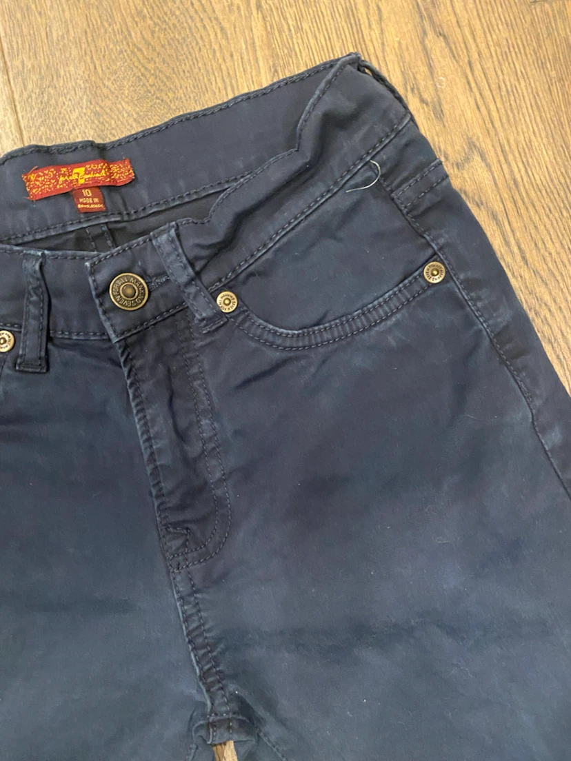 EUC: 7 For All Mankind Boys Size 10 Navy Blue Pants - photo 4