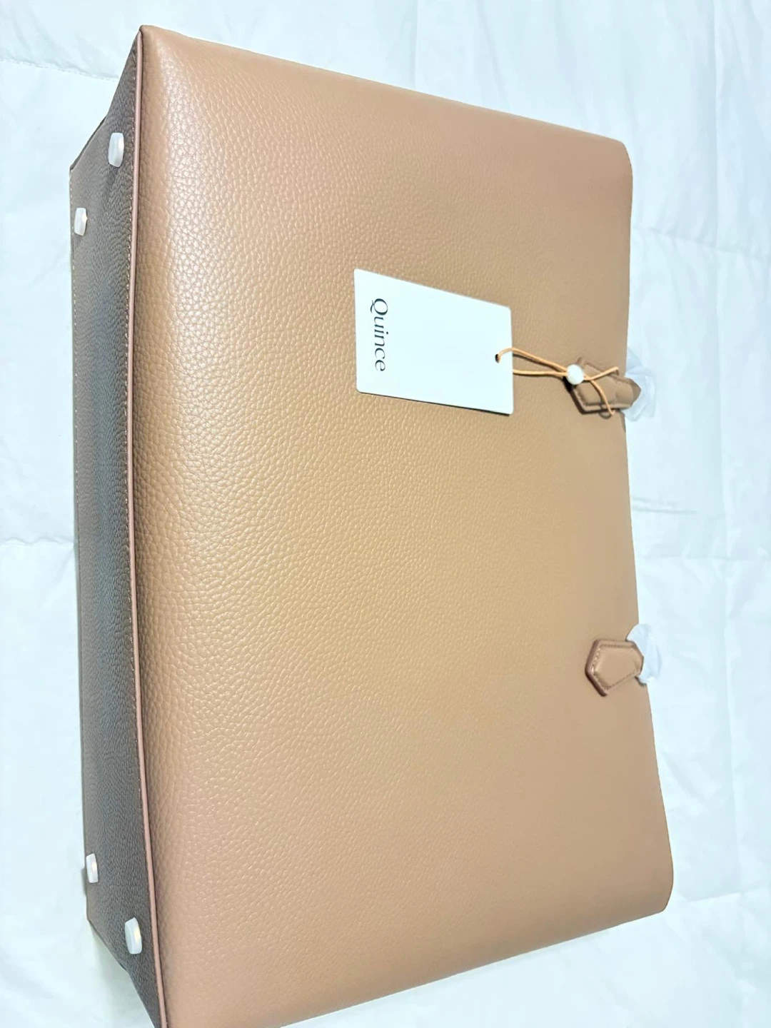 Quince Leather Tote Bag