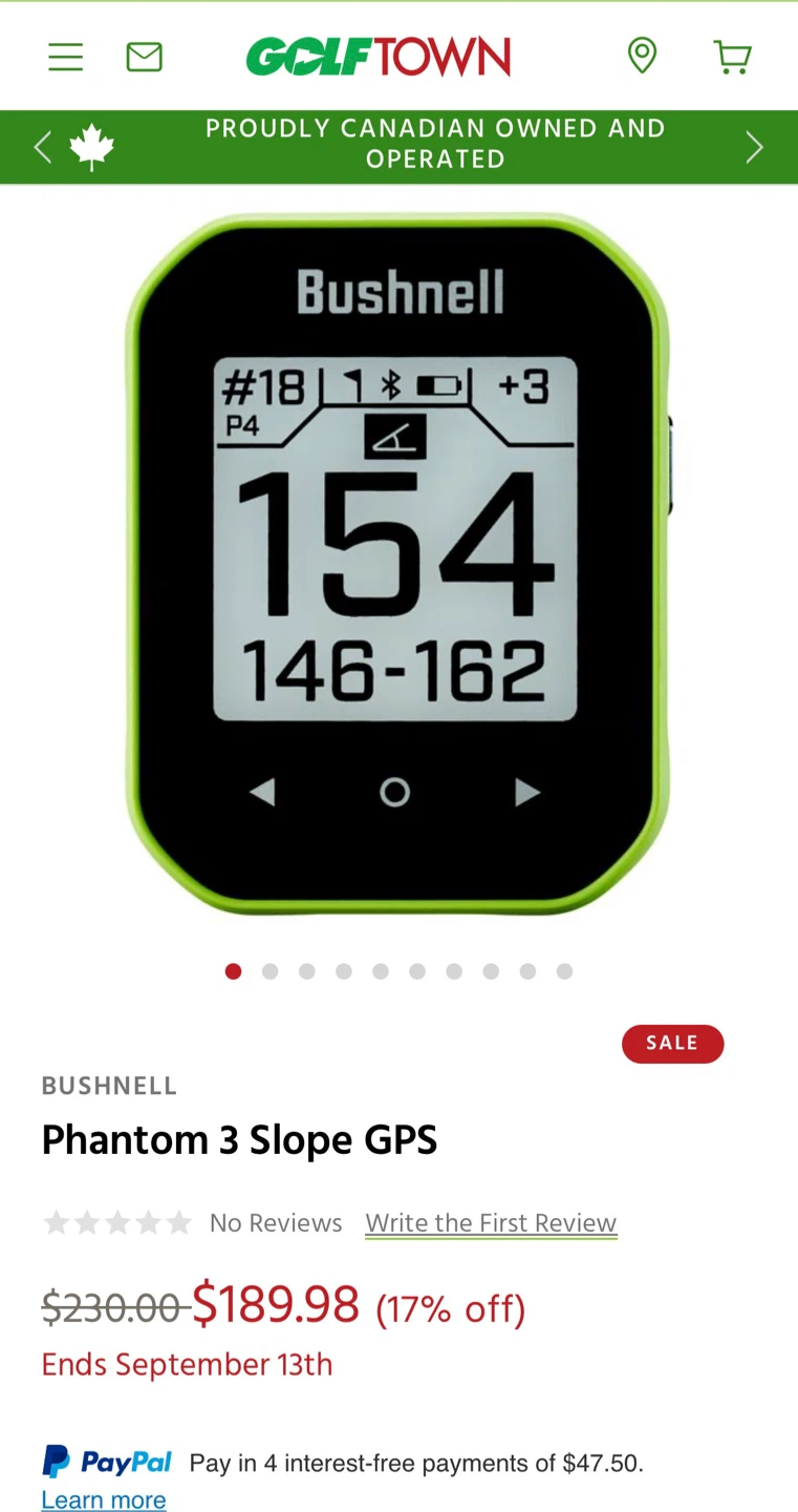 Bushnell Phantom 3 Slope Golf GPS - photo 3
