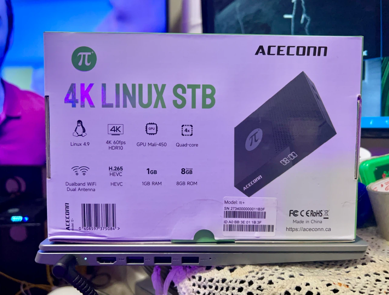 ACECONN 4K Linux STB - photo 2