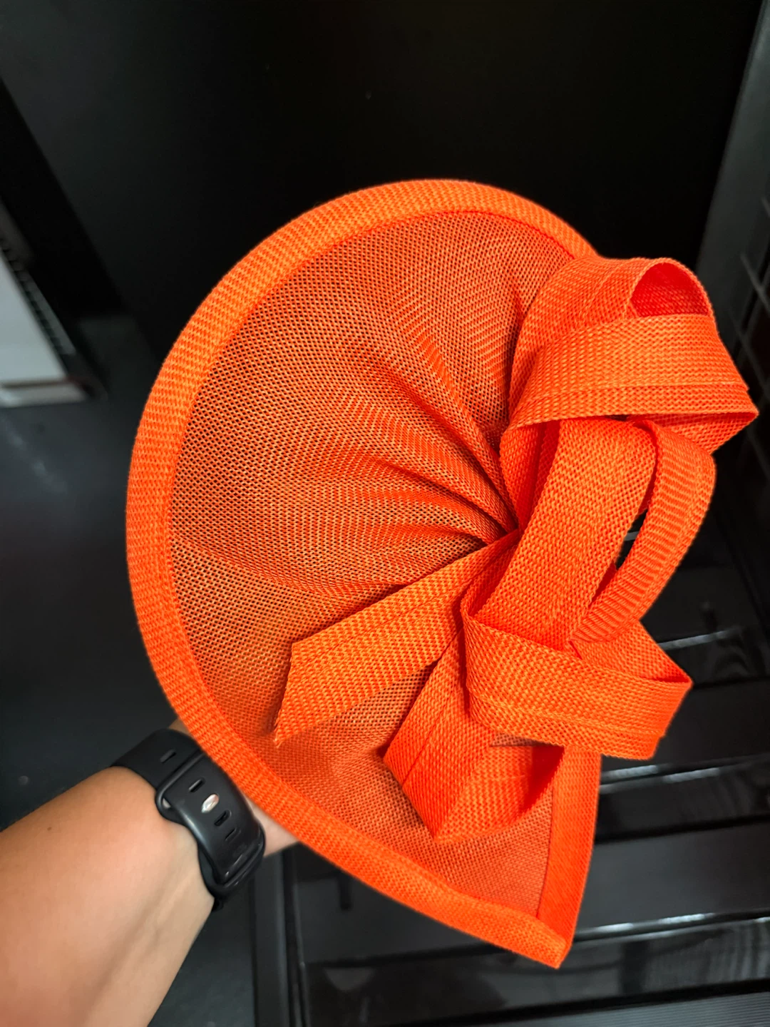 Bright Orange Fascinator Headband - photo 2