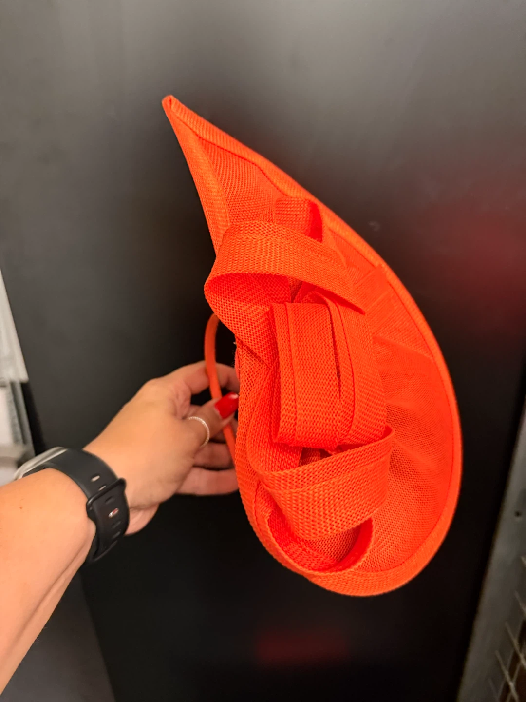 Bright Orange Fascinator Headband - photo 3