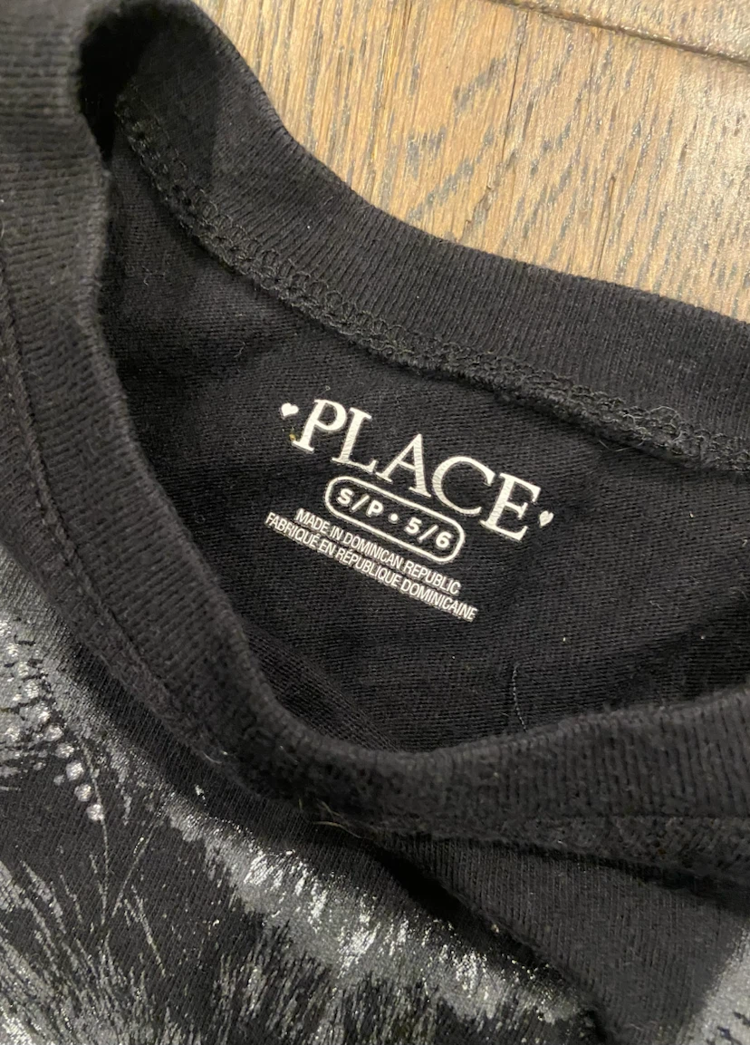 *FREE* Children's Place Black Cat Graphic Long Sleeve Shirt 5/6 - photo 3