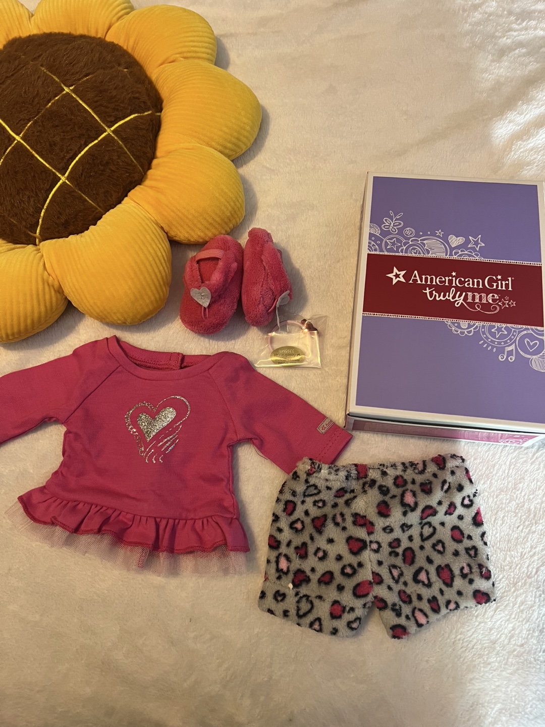 American Girl Truly Me Doll Pajama Set with Slippers - photo 2