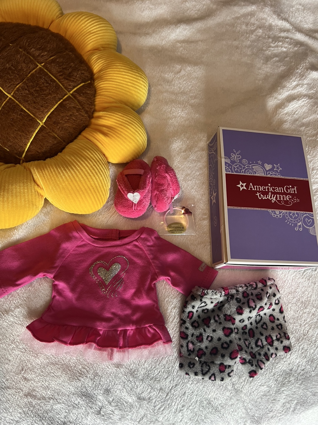 American Girl Truly Me Doll Pajama Set with Slippers - photo 4
