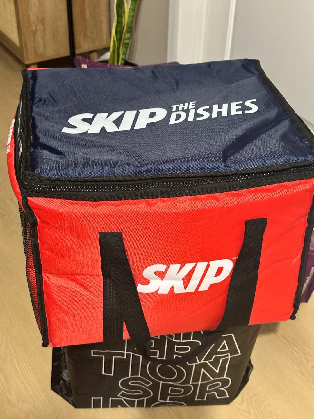 SkipTheDishes Insulated Delivery Bags