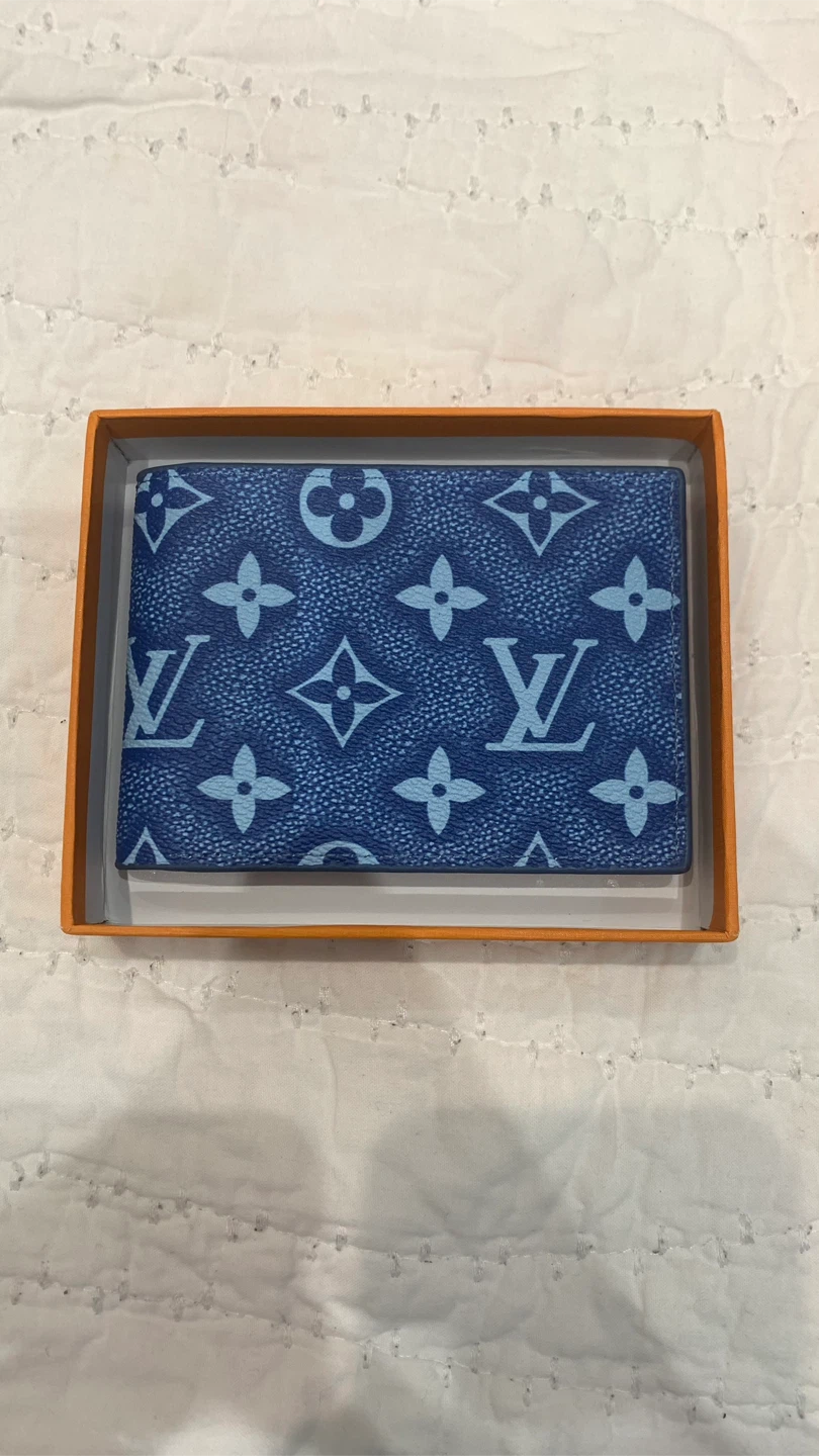 Louis Vuitton Blue Monogram Wallet