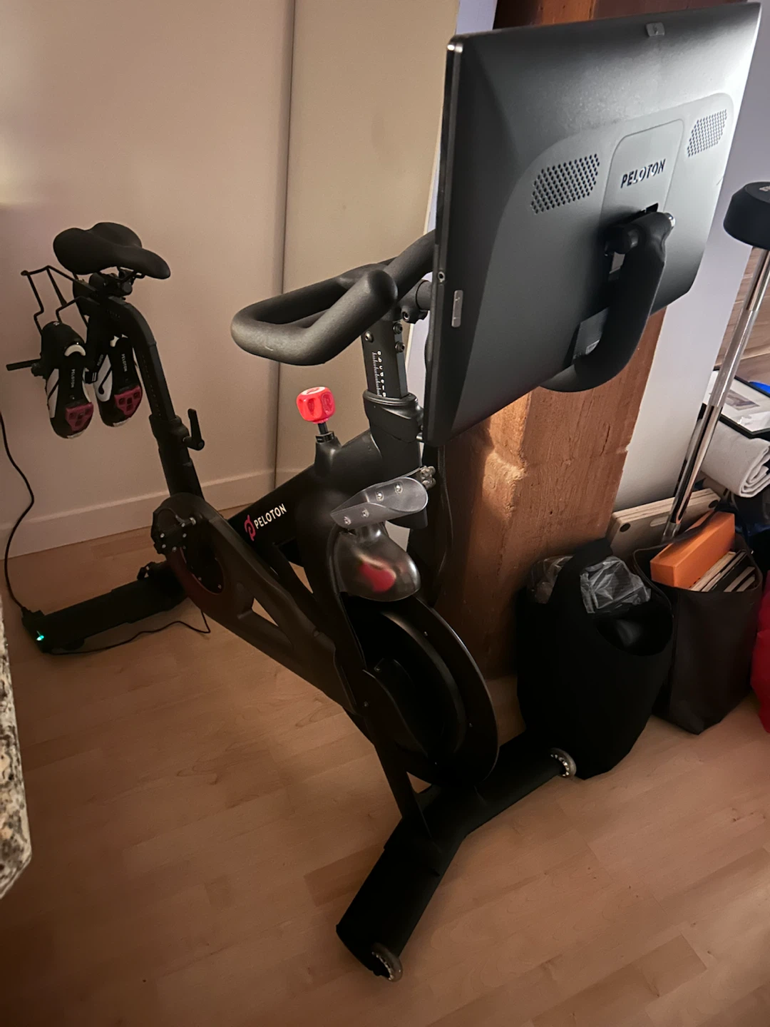 Lightly used Peloton bike