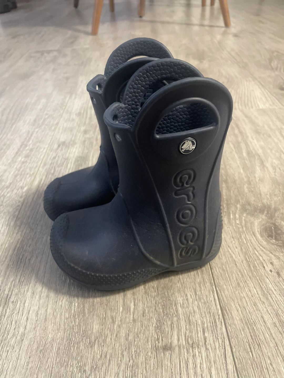 Crocs Navy Rain Boots