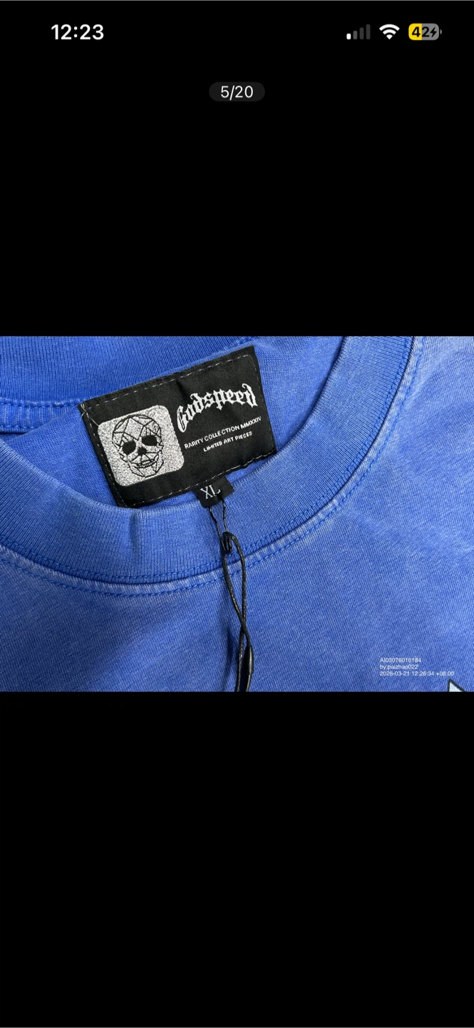Godspeed Rarity Collection T-Shirt Blue - photo 3