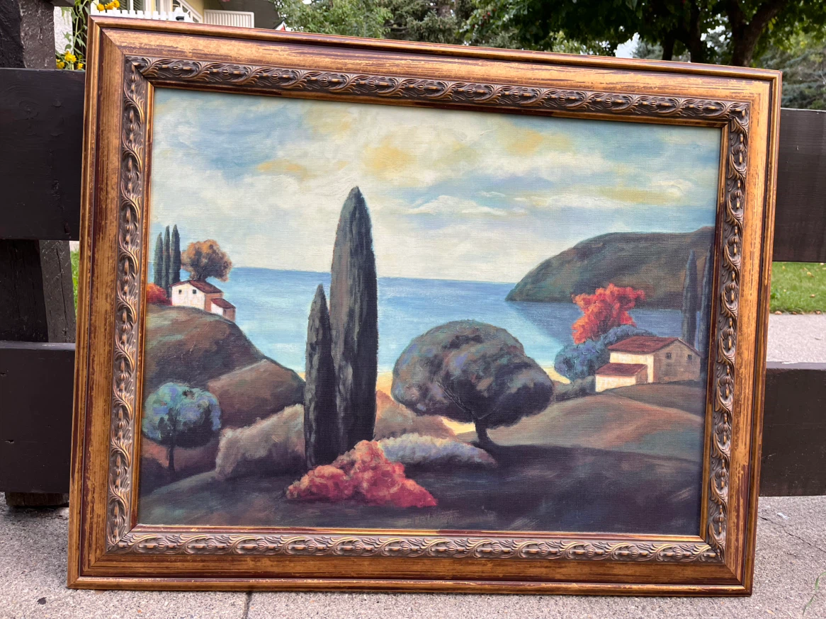 Art- Minimalist Coastal Landscape, Northwood Collection, 30x38