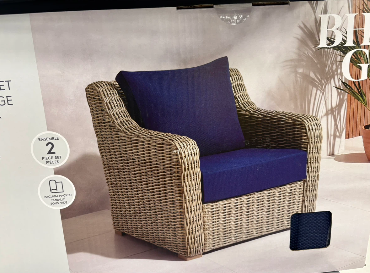 Better Homes & Gardens Deep Seat Cushion Set
